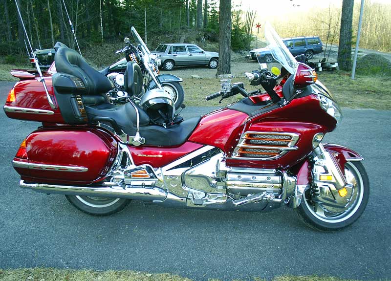 Leif SjÃ¶qvist Goldwing GL1800, 2003 USA-modell
Keywords: Honda, Goldwing, GL1800